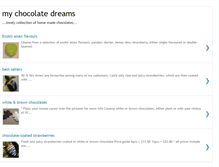 Tablet Screenshot of mychocolatedreams.blogspot.com