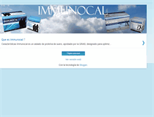 Tablet Screenshot of immunocalenmexico.blogspot.com