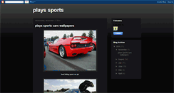 Desktop Screenshot of plays-sports.blogspot.com