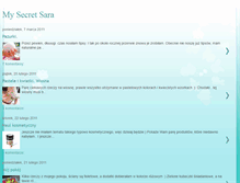 Tablet Screenshot of mysecretsara.blogspot.com