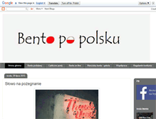 Tablet Screenshot of bentopopolsku.blogspot.com
