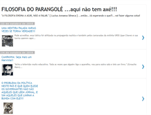 Tablet Screenshot of filosofiadoparangole.blogspot.com