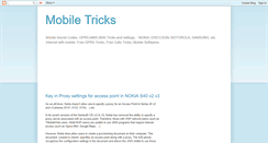 Desktop Screenshot of mobitricks.blogspot.com