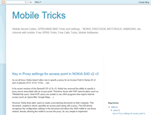 Tablet Screenshot of mobitricks.blogspot.com
