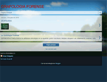 Tablet Screenshot of grafologia-forense.blogspot.com