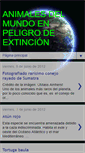 Mobile Screenshot of animalesdelmundoenpeligrodeextincion.blogspot.com