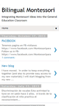 Mobile Screenshot of bilingualmontessori.blogspot.com