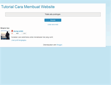 Tablet Screenshot of cara-buat-website.blogspot.com