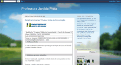 Desktop Screenshot of professorajanilda.blogspot.com