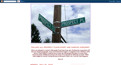 Desktop Screenshot of friendsofprospectplace.blogspot.com