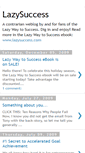 Mobile Screenshot of lazysuccess.blogspot.com