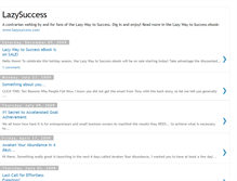 Tablet Screenshot of lazysuccess.blogspot.com