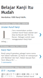 Mobile Screenshot of belajar-kanji.blogspot.com