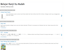 Tablet Screenshot of belajar-kanji.blogspot.com