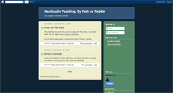 Desktop Screenshot of manitoulinpaddling.blogspot.com