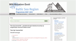 Desktop Screenshot of min-novation-eesti.blogspot.com