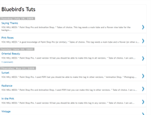 Tablet Screenshot of bluebirdstuts.blogspot.com