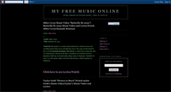 Desktop Screenshot of myfreemusiconline.blogspot.com