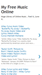 Mobile Screenshot of myfreemusiconline.blogspot.com