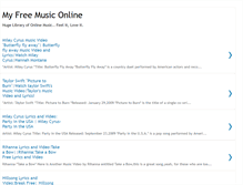 Tablet Screenshot of myfreemusiconline.blogspot.com