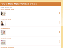 Tablet Screenshot of howtomakemoneyonlinefor-free.blogspot.com