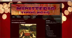 Desktop Screenshot of ministeriovinhonovodf.blogspot.com