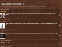 Tablet Screenshot of englishdukeillustration.blogspot.com