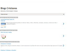 Tablet Screenshot of blogscristianos1.blogspot.com
