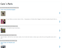 Tablet Screenshot of caro-paris.blogspot.com