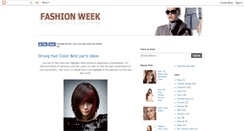 Desktop Screenshot of fashionweektv.blogspot.com