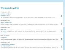 Tablet Screenshot of paladinwithin.blogspot.com