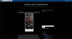 Desktop Screenshot of iphonenext.blogspot.com