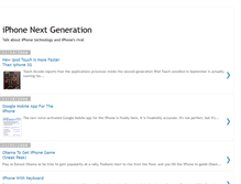 Tablet Screenshot of iphonenext.blogspot.com