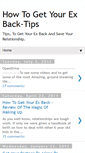 Mobile Screenshot of how-to-get-your-ex-back-tips.blogspot.com