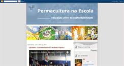 Desktop Screenshot of permaculturanaescola.blogspot.com