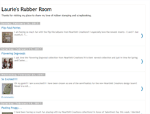 Tablet Screenshot of lauriesrubberroom.blogspot.com