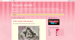 Desktop Screenshot of euquisassimoficial.blogspot.com