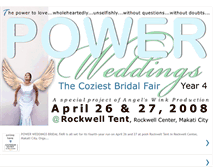 Tablet Screenshot of powerweddings2008.blogspot.com