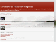 Tablet Screenshot of iglesiasenmovimiento.blogspot.com