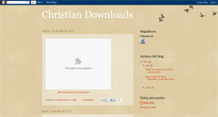 Desktop Screenshot of christiandownloadz.blogspot.com