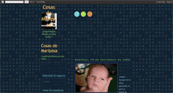 Desktop Screenshot of cosasdemariposa.blogspot.com