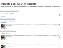 Tablet Screenshot of chocolatecheese-art.blogspot.com