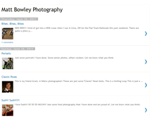 Tablet Screenshot of mattbowleyphotography.blogspot.com