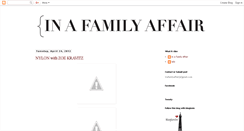 Desktop Screenshot of inafamilyaffair.blogspot.com