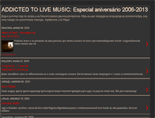 Tablet Screenshot of addictedtolivemusic.blogspot.com