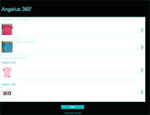 Tablet Screenshot of angelus360sportwear.blogspot.com