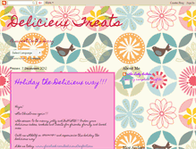 Tablet Screenshot of delicieuxtreats.blogspot.com