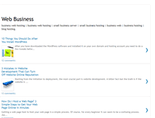 Tablet Screenshot of blogwebhostingbusiness.blogspot.com