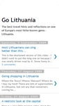 Mobile Screenshot of golithuania.blogspot.com