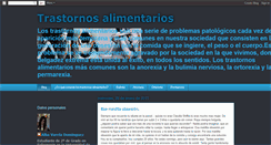 Desktop Screenshot of lostrastornosalimentarios.blogspot.com